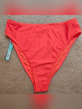 NWT Orange Maui Mix & Match Brazilian Bikini Bottoms.